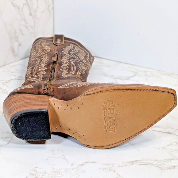 Ariat Women's Casanova Western Boot Shades of Grain Size 7.5 Snip Toe - Picture 16 of 16